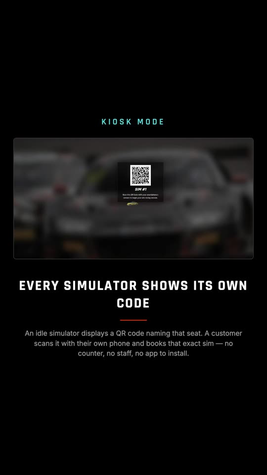 Scan the sim, book the sim
